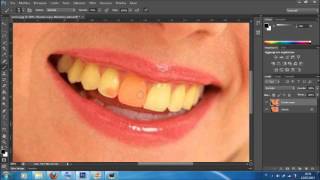 Video Tutorial 1 Come sbiancare i denti con photoshop cs6 [upl. by Essam]