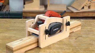 Amazing Woodworking Tips and Tricks Electric Hand Planer Hacks [upl. by Kokoruda]