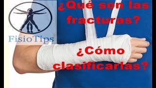 Fracturas  tipos  clasificaciones  fisioterapia [upl. by Nydnarb]