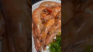 Boiled shrimp and seaweed salad😋 shortytvideo [upl. by Ming]