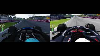 Assetto Corsa  RSS Formula Hybrid 2023 vs VRC Formula Alpha 2023  Hotlap Comparison [upl. by Jamin985]