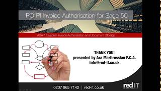 ASAP Purchase Order \ Invoice Authorisation For Sage 50 using an iPad or Browser [upl. by Suolevram]