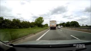 Late Exit Bartrums Haulage  RoadHawk HD Dashcam [upl. by Dunton]