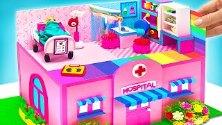 Crafty Hospital Adventure🩺 Cardboard DIYs🎁 by Slick Slime Sams Maker World [upl. by Hasin469]