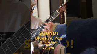 Blues vs Pop Sound The Blue Note vs the Major doremi Scale on Duolian Resonator Guitar SHORT [upl. by Tanya]