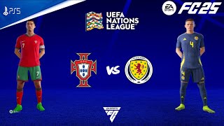 FC 25  Portugal vs Scotland  UEFA Nations League 2024 Full Match  PS5™ 4K60 [upl. by Willman]