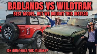 Ford Bronco Badlands VS Wildtrak 10k difference a mistake [upl. by Atronna823]