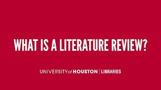 What is a literature review [upl. by Kaplan222]