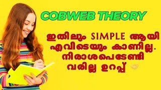 cobweb theory economics in Malayalam [upl. by Kapor]