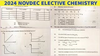 WASSCE Chemistry 2024 Questions Objectives Essay and Practicals [upl. by Land]