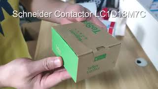 LC1D18M7C Schneider Contactor LC1D18M7 [upl. by Enairb]