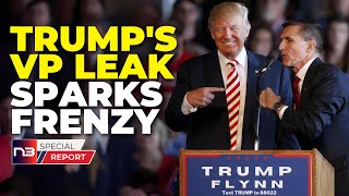 Trumps VP Leak Sparks Frenzy Insider Drops Bombshell Pick [upl. by Naldo]