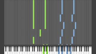 Kingdom Hearts II Roxas Theme  Piano Tutorial Easy  5 minutes [upl. by Anaul394]