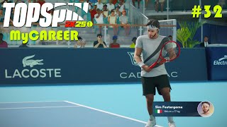 TOP SPIN 2K25  MyCAREER  ATP MASTER 1000 MIAMI OPEN  32 [upl. by Ppik322]