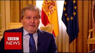 Catalonia Referendum Vote would be unconstitutional says Spainish government  BBC News [upl. by Nyrhtakyram753]