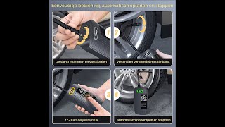 Banden oppompen  Inflating tires [upl. by Haugen]