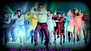 OPPA GANGNAM STYLE  LYRICS [upl. by Umberto]