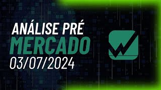 ANÁLISE PRÉ MERCADO COM VINI COSTA  SUPPLY amp DEMAND  PRICE ACTION  03072024 [upl. by Landau]