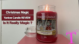 Yankee Candle Review Christmas Magic Yankee Christmas Collection [upl. by Imit540]