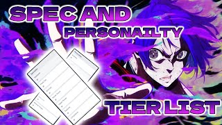 Shuudan THE ULITMATE SPECIALTIES AND PERSONALITIES TIERLIST [upl. by Cristine]