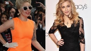 Lady Gaga Responds to Madonna Insult [upl. by Christean649]