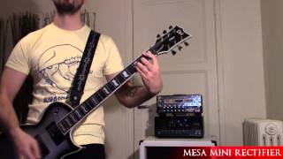 The Offspring  Self Esteem cover  Engl Ironball VS Mesa Mini rectifier [upl. by Hepsibah814]