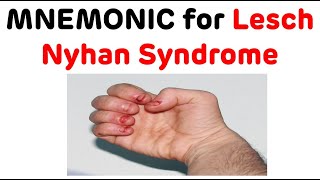 Lesch Nyhan Syndrome Mnemonic  Mnemonic to Remember Lesch Nyhan Syndrome  Lesch Nyhan Syndrome [upl. by Keldah611]