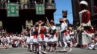 Sanferminak 2017 Euskal dantzak  Danzas Vascas [upl. by Ennaeed]