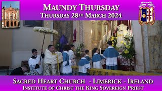 Thursday 28th March 2024 Maundy Thursday [upl. by Esiocnarf]