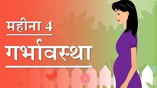 गर्भावस्था  महीना 4  Pregnancy  Hindi  Month 4  Week 14 to week 17 [upl. by Rosco]