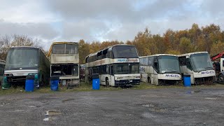 A few abandoned buses and coach’s in the prentice Westwood Depot [upl. by Piers]