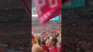 Incredible Allez Allez Allez at FA Cup final Wembley [upl. by Hagar415]