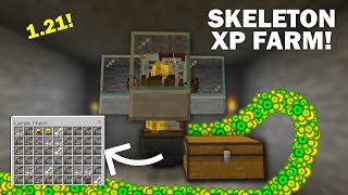 Skeleton Spawner XP Farm Minecraft 121  1 to 20 Levels in 30 minutes [upl. by Dianne]