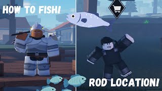 How to fish and buy a fishing rod in Clover Retribution  NEW UPDATE  Roblox [upl. by Gabriele]