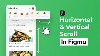 Horizontal and Vertical Scroll in Figma  Quick Prototyping Tutorial [upl. by Cacia]