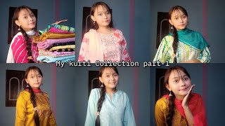 my Kurti Collection 💜 Part1 kokboroknewvideo SwetaDbVlog esther [upl. by Male755]