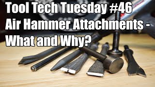 🔧Tool Tech Tuesday 46  Air Hammer Attachments  What Bits Do What [upl. by Edya]