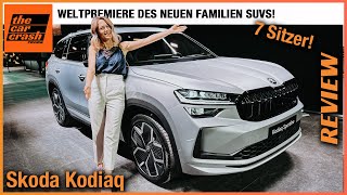 Skoda Kodiaq im Test 2024 Weltpremiere des NEUEN Familien SUV Review  7Sitzer  Sportline  RS [upl. by Gonsalve798]