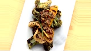 Charred Broccoli and Grilled Yellow Squash Salad [upl. by Sucramraj15]