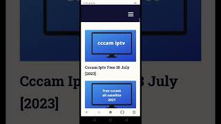 IPTV CCCAM FREE 3 DAYS CLINE TEST cline shorts iptv [upl. by Camala]