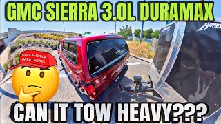 Can The GMC Sierra 1500 30L Duramax LM2 Tow Heavy Let’s See [upl. by Analat85]