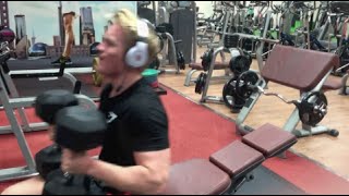 GymShark Element TShirt Review  GYM FOOTAGE [upl. by Ledniahs656]