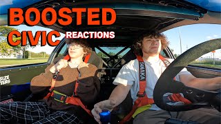 Getting Reactions To My New BOOSTED CIVIC [upl. by Netsew684]