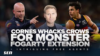 Who are the most intriguing free agents in 2025  Cornes SLAMS Fogarty extension  SEN [upl. by Allison172]