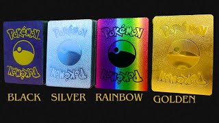 I FOUND GREAT COLLECTION of Pokemon Cards  I found Weird Pokemon BLACK SILVER RAINBOW amp GOLD CARDS [upl. by Nakasuji]