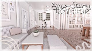 BLOXBURG OneStory Cozy Cheap House ♡ [upl. by Chandler]