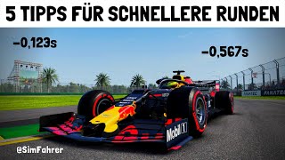 F1 2019 WIE IHR SCHNELLER WERDET  RUNDENZEITEN TUTORIAL  5 TIPPS DEUTSCHGERMAN [upl. by Lotsirk315]