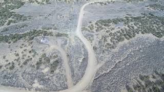 2 Gilsonite vertical mining ditch at Rainbow Utah drone video [upl. by Kirtap]