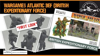 Wargames Atlantic BEF Review assembly and basic kit bash [upl. by Ynahpets]