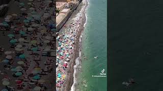 Castellammare di Stabia in migliaia sulle spiagge [upl. by Sharla]